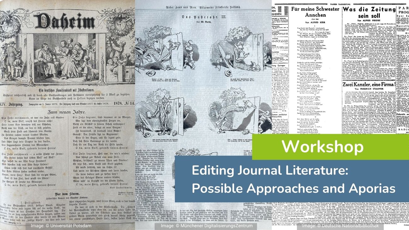 collage of three different clippings from journals published in the 19th century