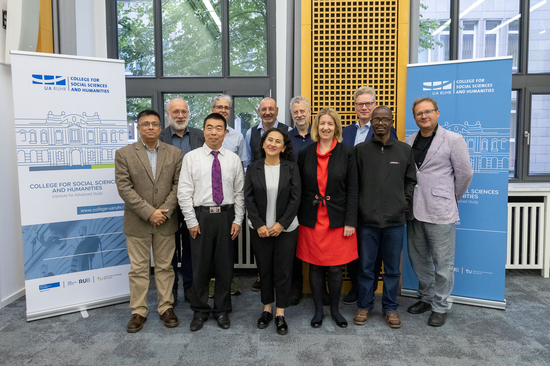 the Senior Fellows and three of their tandem partners